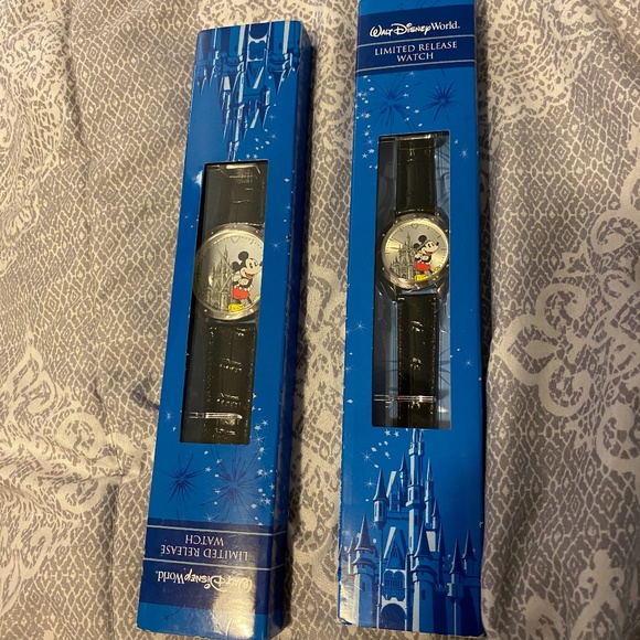 NWOT-Disney\'s his & hers watches, limited edition.